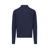 Fynch-Hatton - Mens Knitwear - Cardigan Stand-Up Strucutre - Navy 690 - Wildvine Clothing, Spalding, Lincolnshire