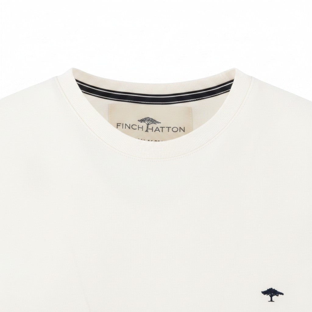 Fynch-Hatton - Mens T-Shirt - Premium Cotton - Off White - Wildvine Clothing, Spalding, Lincolnshire