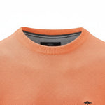 Fynch-Hatton - Mens Knitwear - O-Neck, Superfine - Peach - Wildvine Clothing, Spalding, Lincolnshire