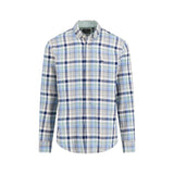 Fynch-Hatton - Mens Shirt - Multicolor Washed Oxford - Crystal Blue 604 - Wildvine Clothing, Spalding, Lincolnshire