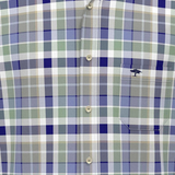 Fynch-Hatton - Mens Shirt - Multicolor Washed Oxford - Crystal Blue 604 - Wildvine Clothing, Spalding, Lincolnshire