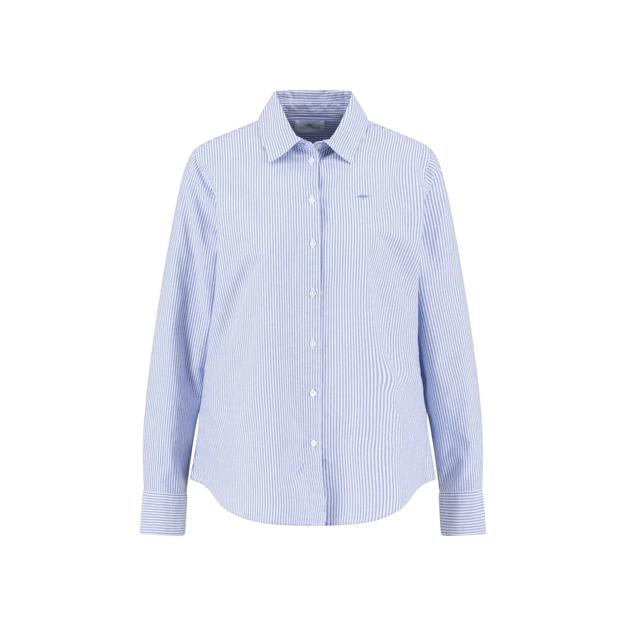 Fynch-Hatton - Ladies Blouse - CL Oxford Stripe - Azur Blue 642 - Wildvine Clothing, Spalding, Lincolnshire