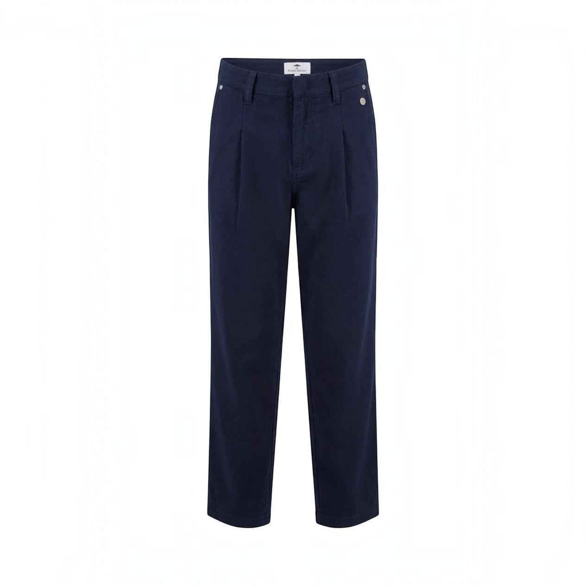 Fynch-Hatton - Ladies - Trousers - Twill Cotton - Galaxy Blue - 26084825 - Wildvine Clothing, Spalding, Lincolnshire