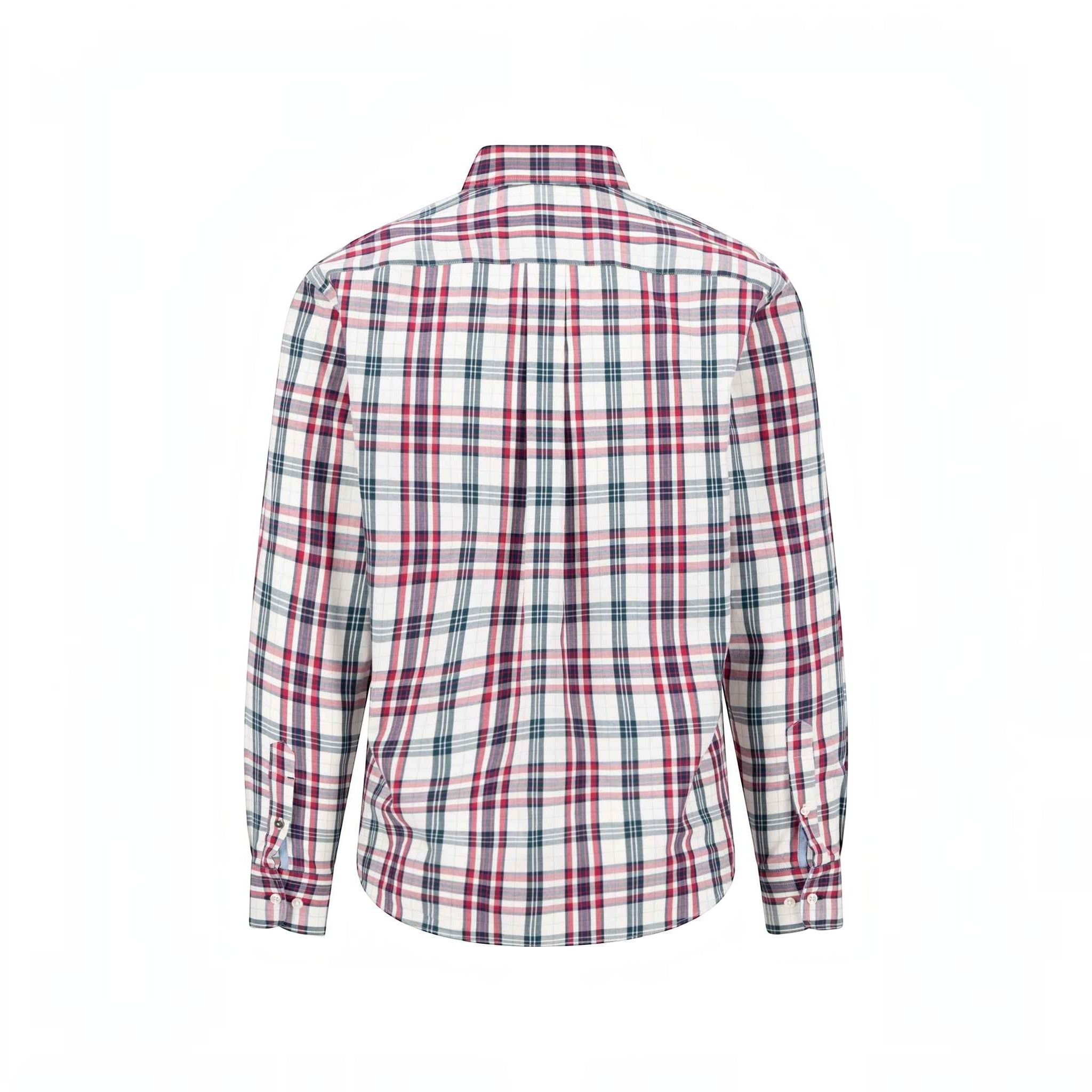 Fynch-Hatton - Mens - Shirt - Twill Check - Grape - 16086210 416 - Wildvine Clothing, Spalding, Lincolnshire