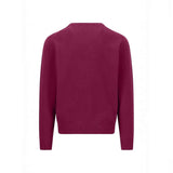 Fynch-Hatton - Mens Knitwear - Superfine Cotton Sweater - O'Neck - Grape - 1614210 416 - Wildvine Clothing, Spalding, Lincolnshire