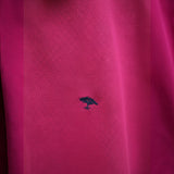 WILDVINE Clothing Co. grape purple 2-ply pique cotton polo shirt with embroidered tree logo detail