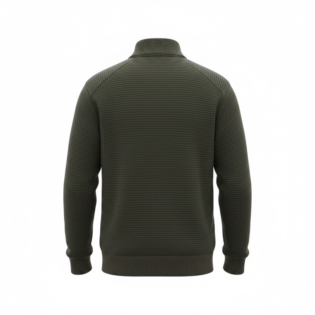 Jackdaw - Mens Noah Full Zip Fleece Lined Jumper - Green - Wildvine Clothing, Spalding, Lincolnshire