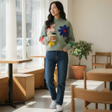 Alice Collins - Ladies Abbie Pullover - Khaki - Wildvine Clothing, Spalding, Lincolnshire