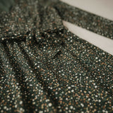 QED London - Ladies - Long Sleeve - Midi Dress - Animal Print Khaki - Wildvine Clothing, Spalding, Lincolnshire