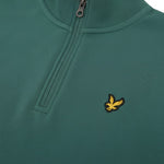 Lyle & Scott - Mens Loopback Quarter Zip Sweat - W130 Everglade - Wildvine Clothing, Spalding, Lincolnshire