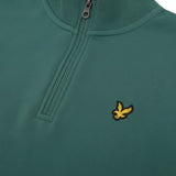 Lyle & Scott - Mens Loopback Quarter Zip Sweat - W130 Everglade - Wildvine Clothing, Spalding, Lincolnshire