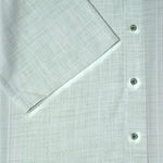 WILDVINE Clothing Co. light green short sleeve casual shirt with a subtle textured weave and button-down front