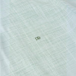 WILDVINE Clothing Co. light green textured casual shirt with embroidered DG logo detail
