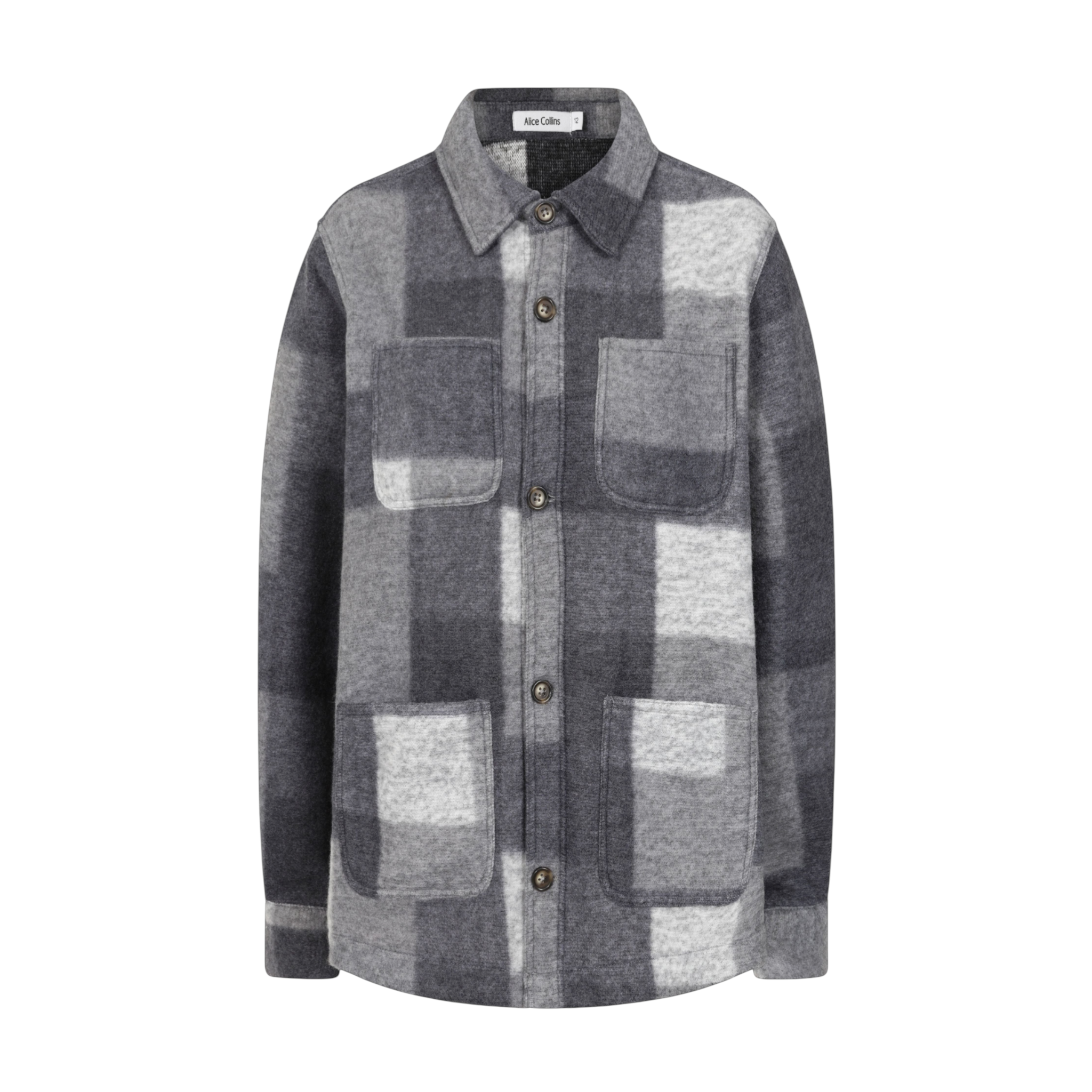 Alice Collins - Ladies Elle Fleece Coverall Jacket - Elephant Check - Wildvine Clothing, Spalding, Lincolnshire