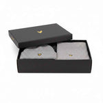 Lyle & Scott - Mens Brushed Scarf and Beanie Hat Set Light Grey Marl D24 - Wildvine Clothing, Spalding, Lincolnshire