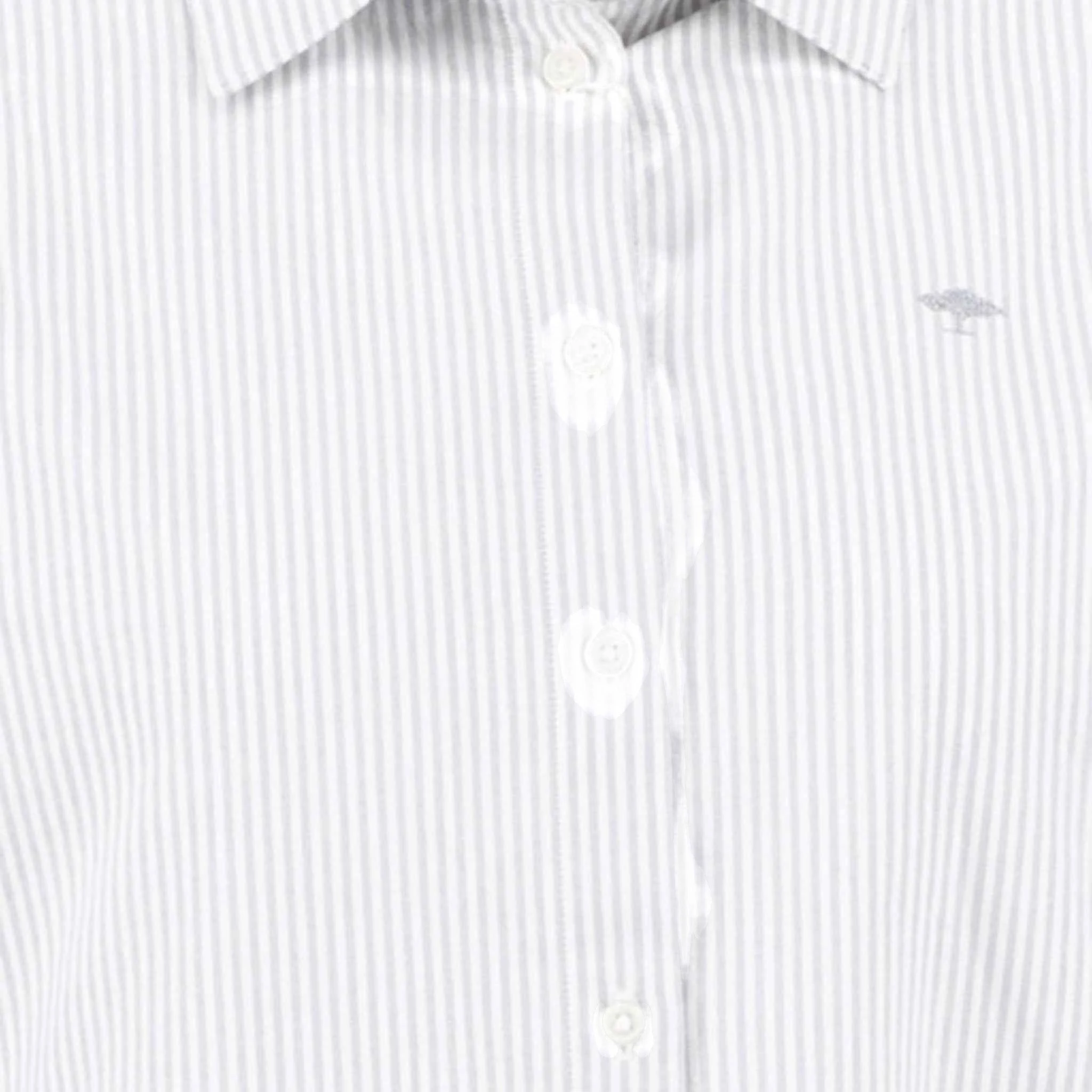 Fynch-Hatton - Ladies Blouse - CL Oxford Stripe - Aloy Grey - Wildvine Clothing, Spalding, Lincolnshire