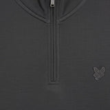 Lyle & Scott - Mens Superfine Tonal Quarter Zip Sweatshirt - Gunmetal W635 - Wildvine Clothing, Spalding, Lincolnshire