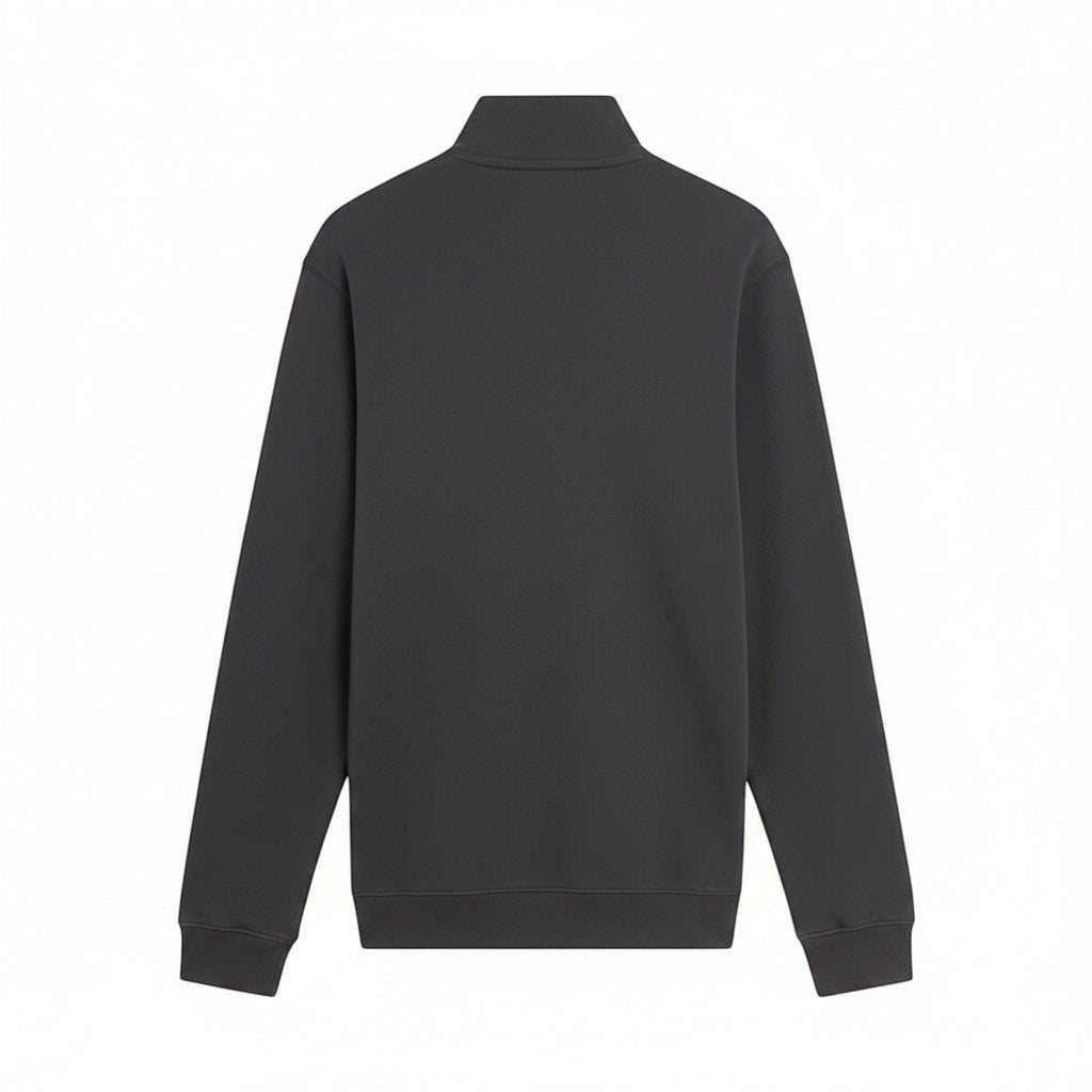 Lyle & Scott - Mens Superfine Tonal Quarter Zip Sweatshirt - Gunmetal W635 - Wildvine Clothing, Spalding, Lincolnshire