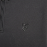 Lyle & Scott - Mens Superfine Tonal Quarter Zip Sweatshirt - Gunmetal W635 - Wildvine Clothing, Spalding, Lincolnshire
