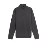 Lyle & Scott - Mens Superfine Tonal Quarter Zip Sweatshirt - Gunmetal W635 - Wildvine Clothing, Spalding, Lincolnshire