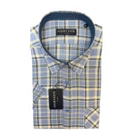 Gurteen - Mens - Seville - Modern Fit / Short Sleeved - Surf Check 831 - Wildvine Clothing, Spalding, Lincolnshire