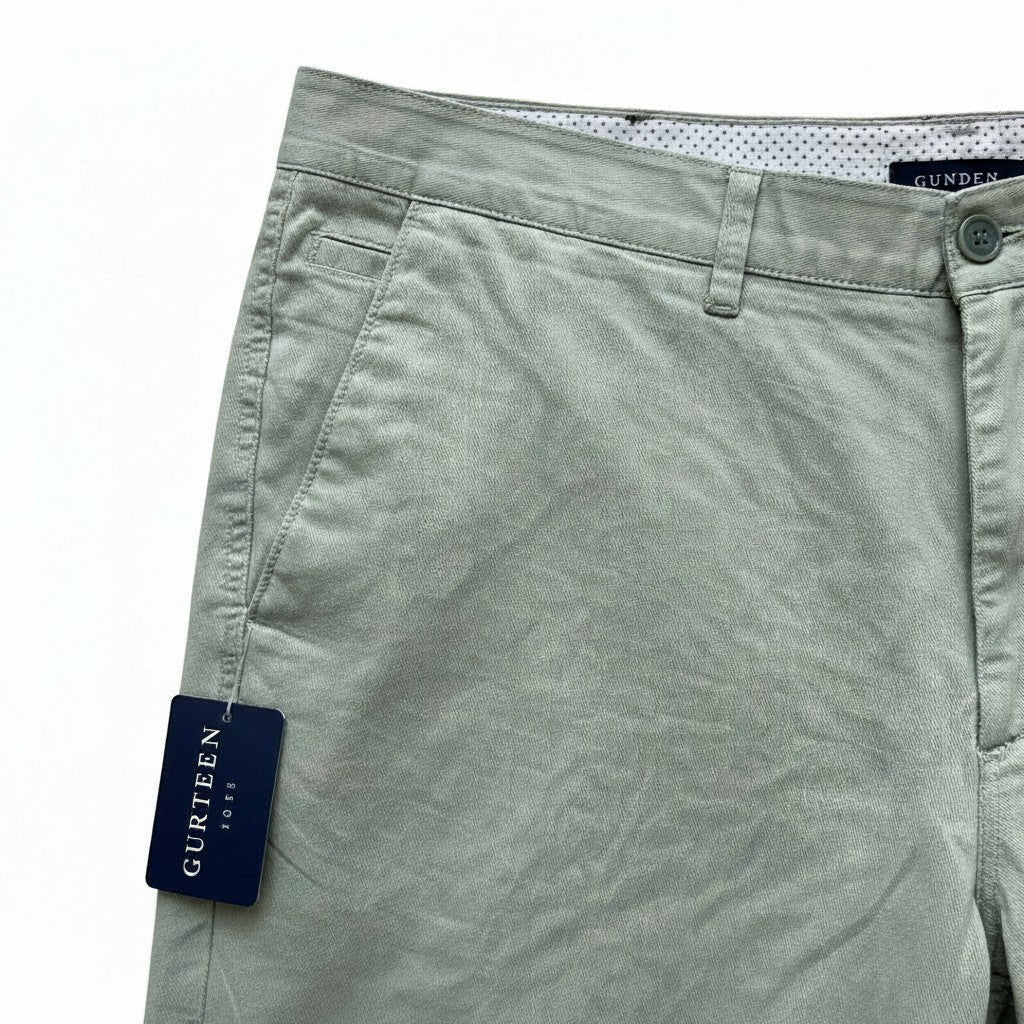 Gurteen - Mens Shorts - Summer Bermuda - Cove - Light Green - 59002 062 - Wildvine Clothing, Spalding, Lincolnshire