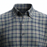 Gurteen - Mens - Shirt - Virginia - Modern Fit / LS - Olive Check 51051 624 - Wildvine Clothing, Spalding, Lincolnshire