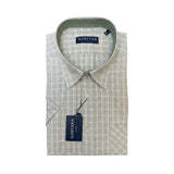 Gurteen - Mens - Seville - Modern Fit / Short Sleeved - Sage Check 817 - Wildvine Clothing, Spalding, Lincolnshire