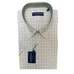 Gurteen - Mens - Seville - Modern Fit / Short Sleeved - Sage Check 817 - Wildvine Clothing, Spalding, Lincolnshire