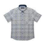 Gurteen - Mens - Seville - Modern Fit / Short Sleeved - Surf Check 831 - Wildvine Clothing, Spalding, Lincolnshire