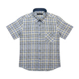 Gurteen - Mens - Seville - Modern Fit / Short Sleeved - Surf Check 831 - Wildvine Clothing, Spalding, Lincolnshire