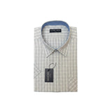 Gurteen - Mens - Seville - Modern Fit / Short Sleeved - Sky Check 830 - Wildvine Clothing, Spalding, Lincolnshire