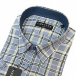 Gurteen - Mens - Seville - Modern Fit / Short Sleeved - Surf Check 831 - Wildvine Clothing, Spalding, Lincolnshire