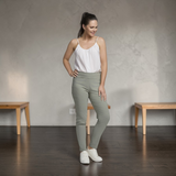 Pinnns - Ladies - Figure Sculpting Bengaline Crop Trousers - Heather Cactus 408C - Wildvine Clothing, Spalding, Lincolnshire