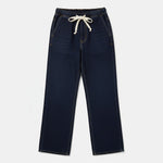QED London - Ladies - Elastic Waist Heart String Jeans - indigo - Wildvine Clothing, Spalding, Lincolnshire
