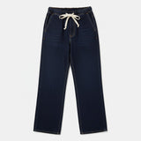 QED London - Ladies - Elastic Waist Heart String Jeans - indigo - Wildvine Clothing, Spalding, Lincolnshire