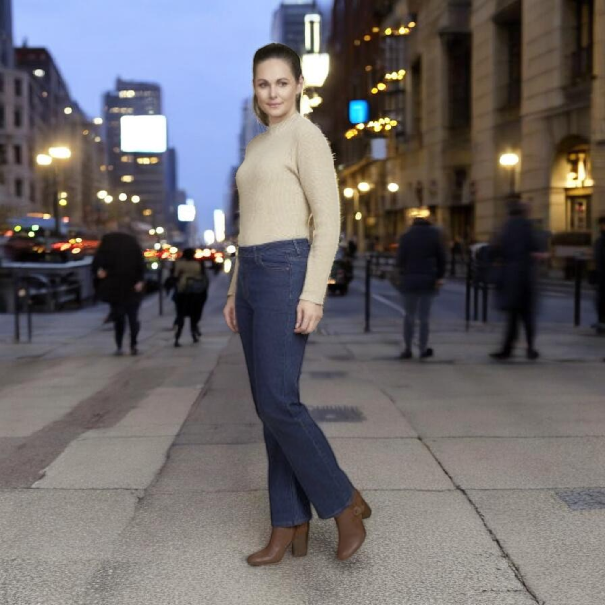 Pinnns - Ladies - 28" Leg Super Stretch Bootcut Jean - Paddington - Indigo - Wildvine Clothing, Spalding, Lincolnshire