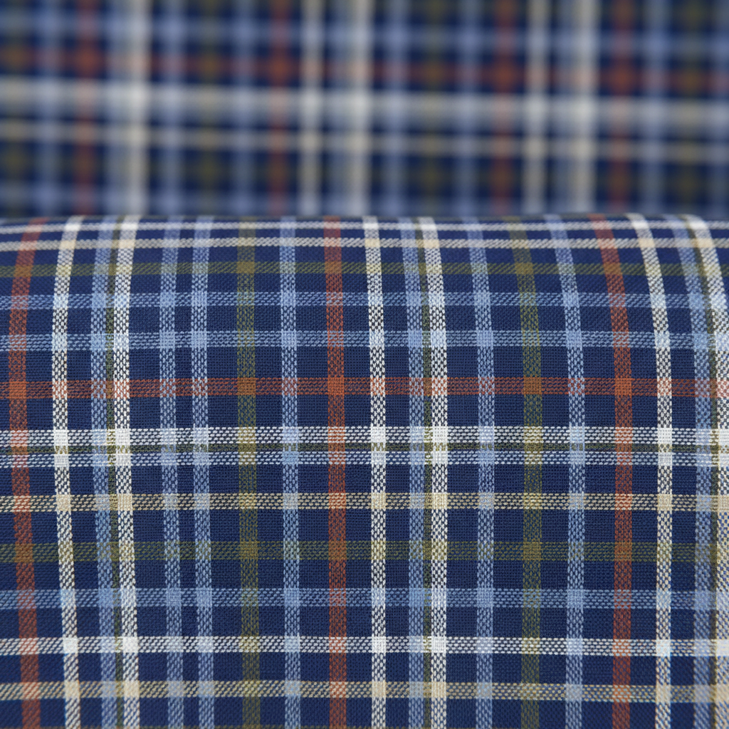 Fynch-Hatton - Mens Heritage Oxford Check Shirt - LS - Ink Blue - 1609 8760 661 - Wildvine Clothing, Spalding, Lincolnshire