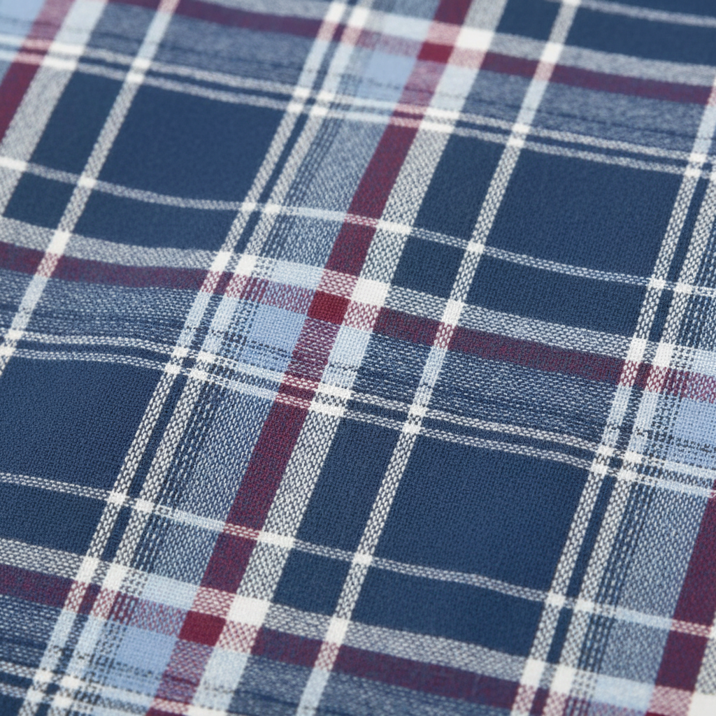 Fynch-Hatton - Mens Dark Multicolour Check Shirt - Ink Blue - 16085340 661 - Wildvine Clothing, Spalding, Lincolnshire