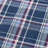 Fynch-Hatton - Mens Dark Multicolour Check Shirt - Ink Blue - 16085340 661 - Wildvine Clothing, Spalding, Lincolnshire