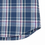 Fynch-Hatton - Mens Dark Multicolour Check Shirt - Ink Blue - 16085340 661 - Wildvine Clothing, Spalding, Lincolnshire