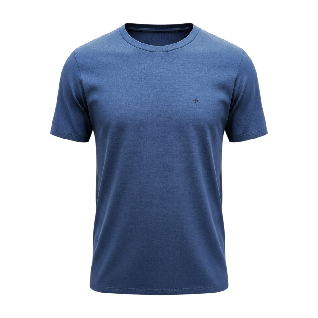 Fynch-Hatton - Mens Sanforized Cotton T-Shirt - Ink Blue - 16141900 661 - Wildvine Clothing, Spalding, Lincolnshire