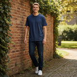 Fynch-Hatton - Mens Sanforized Cotton T-Shirt - Ink Blue - 16141900 661 - Wildvine Clothing, Spalding, Lincolnshire