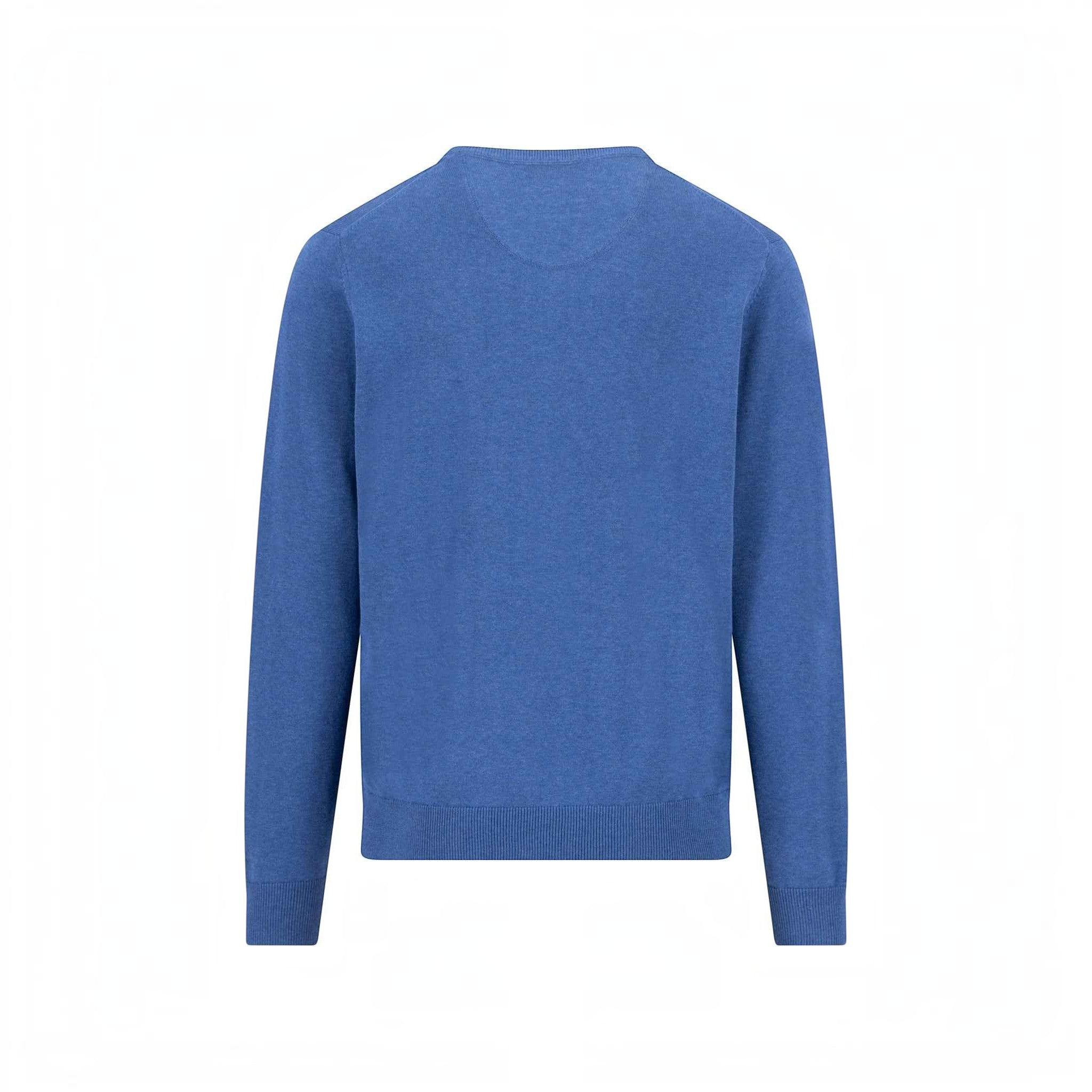 Fynch-Hatton - Mens - Superfine V-Neck Sweater - Ink Blue - 1614211 661 - Wildvine Clothing, Spalding, Lincolnshire