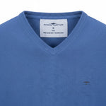 Fynch-Hatton - Mens - Superfine V-Neck Sweater - Ink Blue - 1614211 661 - Wildvine Clothing, Spalding, Lincolnshire
