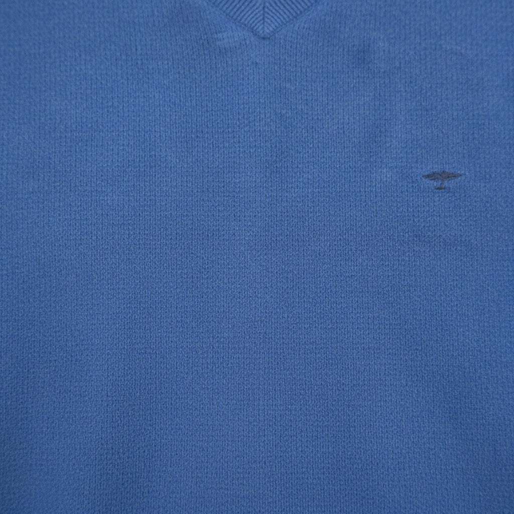Fynch-Hatton - Mens - Superfine V-Neck Sweater - Ink Blue - 1614211 661 - Wildvine Clothing, Spalding, Lincolnshire