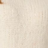 Wild Flower - Ladies -Striped Sleeve Fluffy Knit Jumper - Ivory/Aqua - Wildvine Clothing, Spalding, Lincolnshire