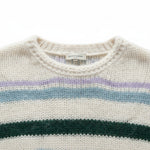 Wild Flower - Ladies - Colourful Striped Knit Jumper - Ivory/Multi - Wildvine Clothing, Spalding, Lincolnshire