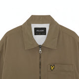 Lyle & Scott - Mens Enzyme Wash Zip Through Overshirt - Khaki Ash - LW2412V X569 - Wildvine Clothing, Spalding, Lincolnshire