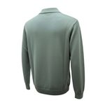 Gabicci Vintage - Mens Khaki Francesco Knitted L/S Polo Shirt - V57GK08 - Wildvine Clothing, Spalding, Lincolnshire